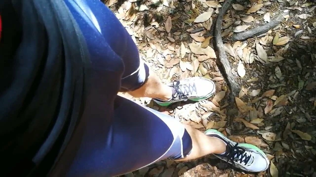 Walking in spandex