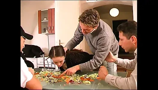 Hottest: Horny Older Pigs and a Very Nasty Brunette with Glasses