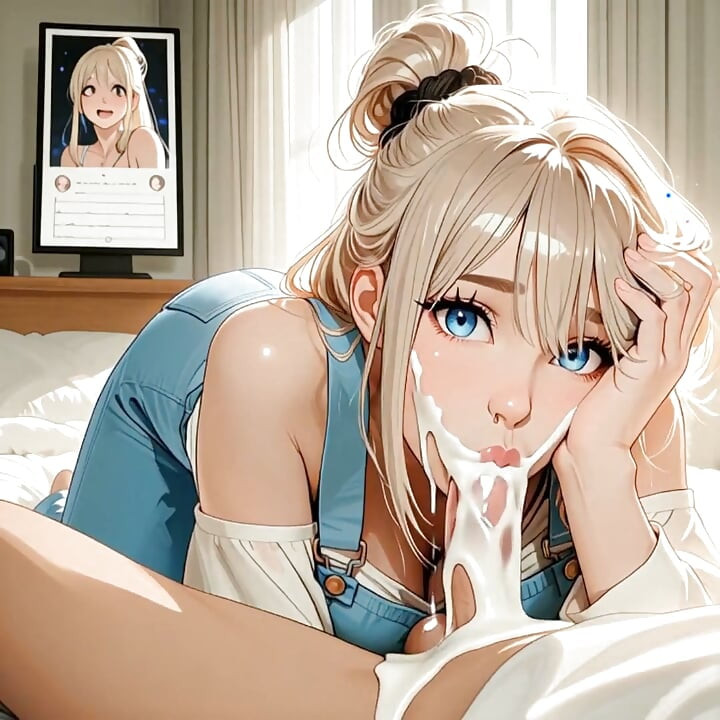 Her Favorite Pastime Is Sucking Her Stepbrother's Small Cock (ai-generated)