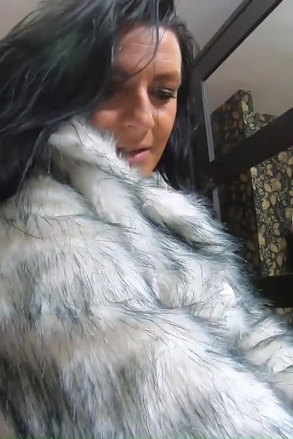 Milfycalla Blowjob in Fur Coats Cum All Over My Expensive Furs