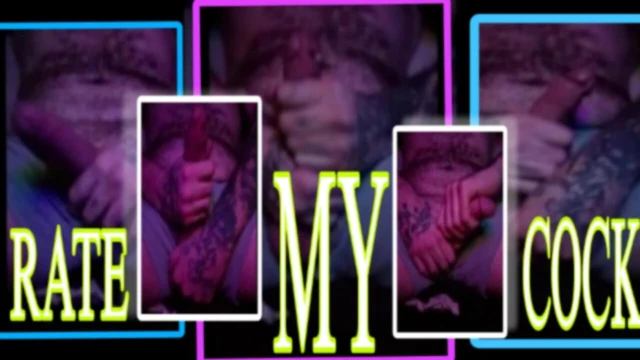 Stroking my white cock