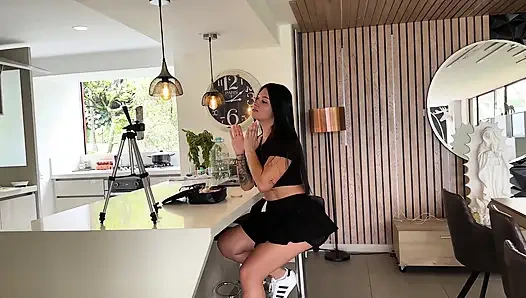 Я обожаю трахать свою возбужденную колумбийскую девушку Саломе Гил, она горячая