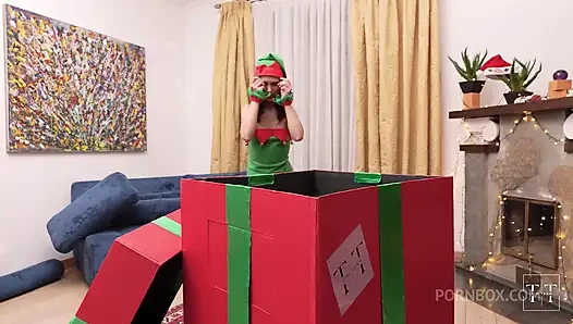 Die weihnachtself hat ihre löcher für dich bereit