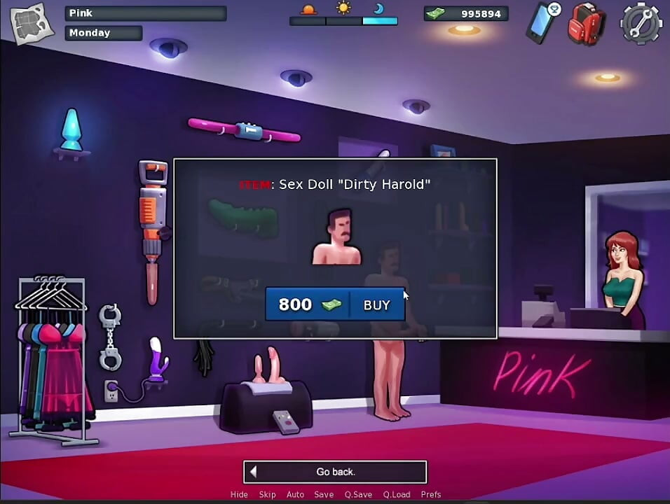 Receptionist got fucked by young boy in summertime saga roleplay