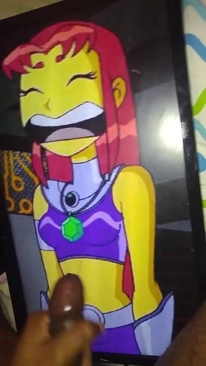 Starfire Cum Tribute 2