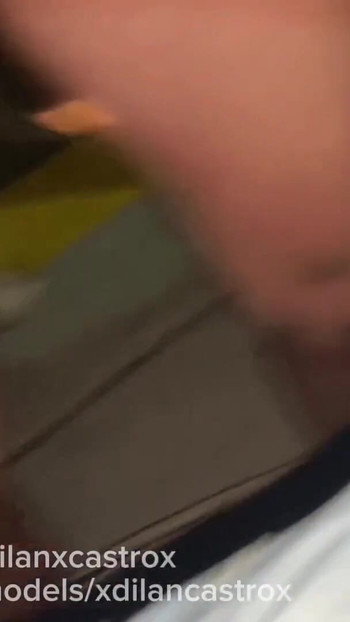 Stunning moment from "Cruising Hetero Curious Fucks Cute Young Hairless Gay Bareback In The Public Parking Lot Of Creampie Mall"