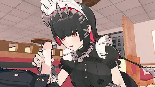 =Zenless Zone Zero= Ellen Joe x Wise: Risky Public Sex in McDonald's (4K)