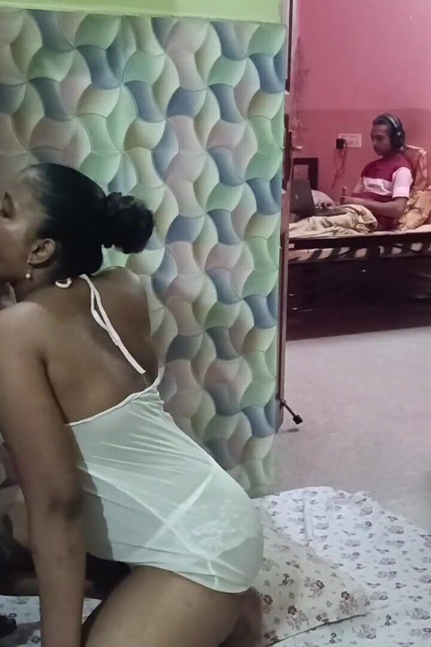 My Wife and Me Watching Stepson Masturbated and We Joined Part 1