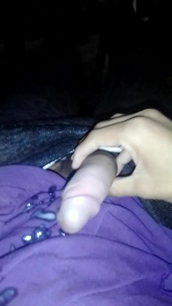 Handjob cum shot solo