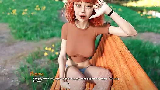 Off the record: süßes rothaariges mädchen im park, episode 7