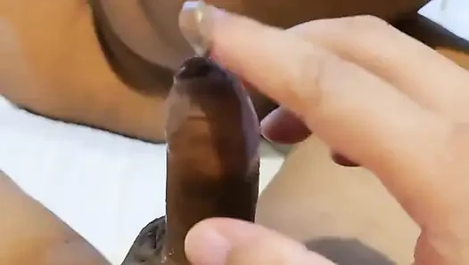 Eating Cum with Cake
