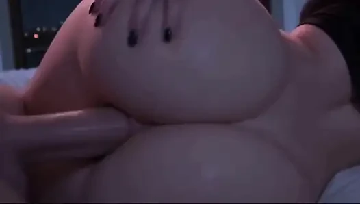 Mürekkepli ve çekici orta yaşlı seksi kadın büyük zonklayan bir yarağı gırtlağına kadar alıyor