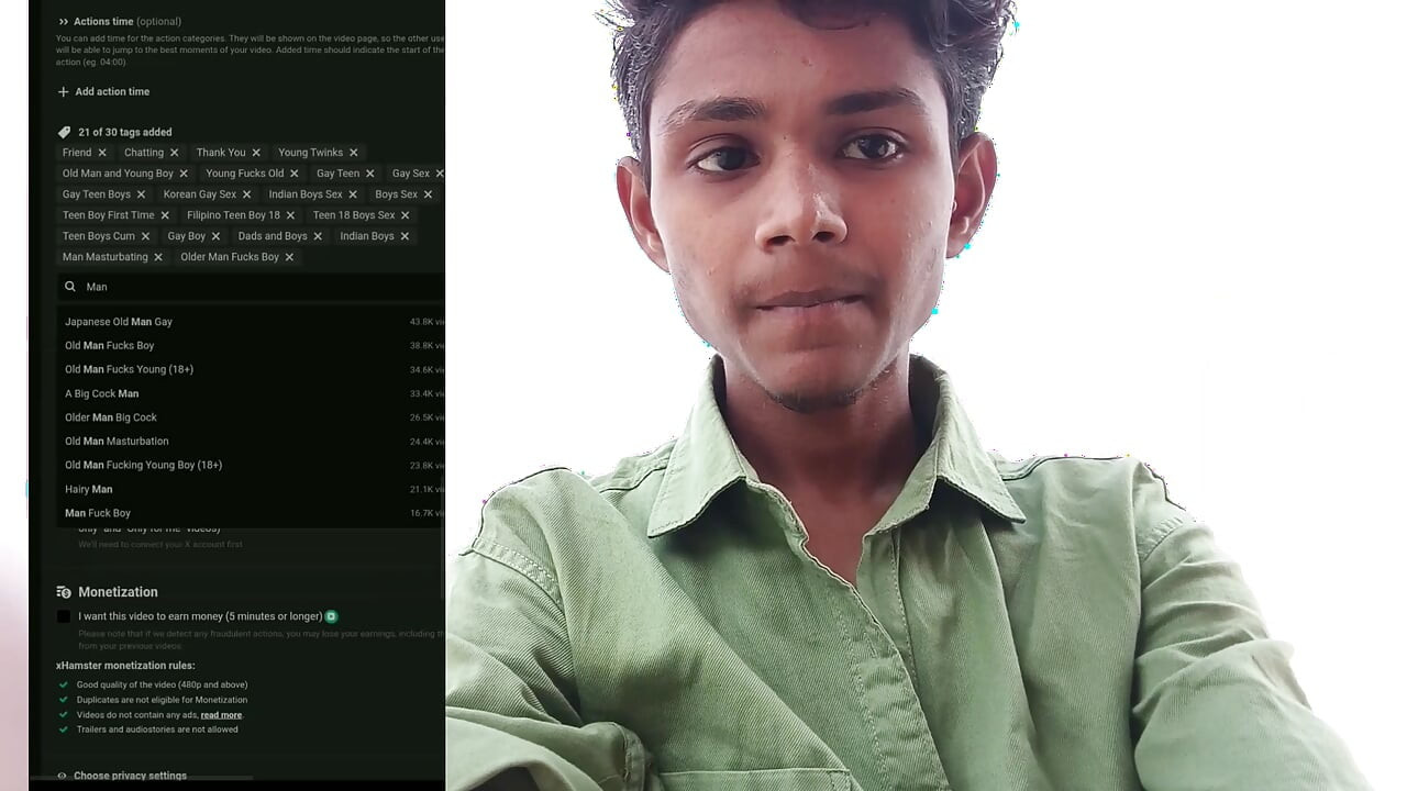 How to upload video on xhamistar
