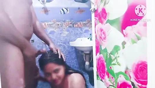 My brother in law fuck me while taking bath - tamil dirty talk with loud moaning