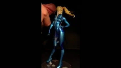 SeXy.Samus Aran.Bukkake figure