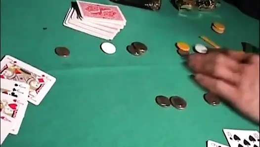 Red hair milf fucking on the power table...cum in mouth