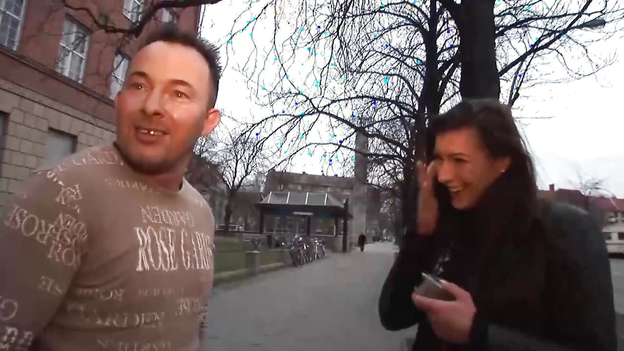 Picked up German Babe Enjoy Sucking Cock for Free Ride