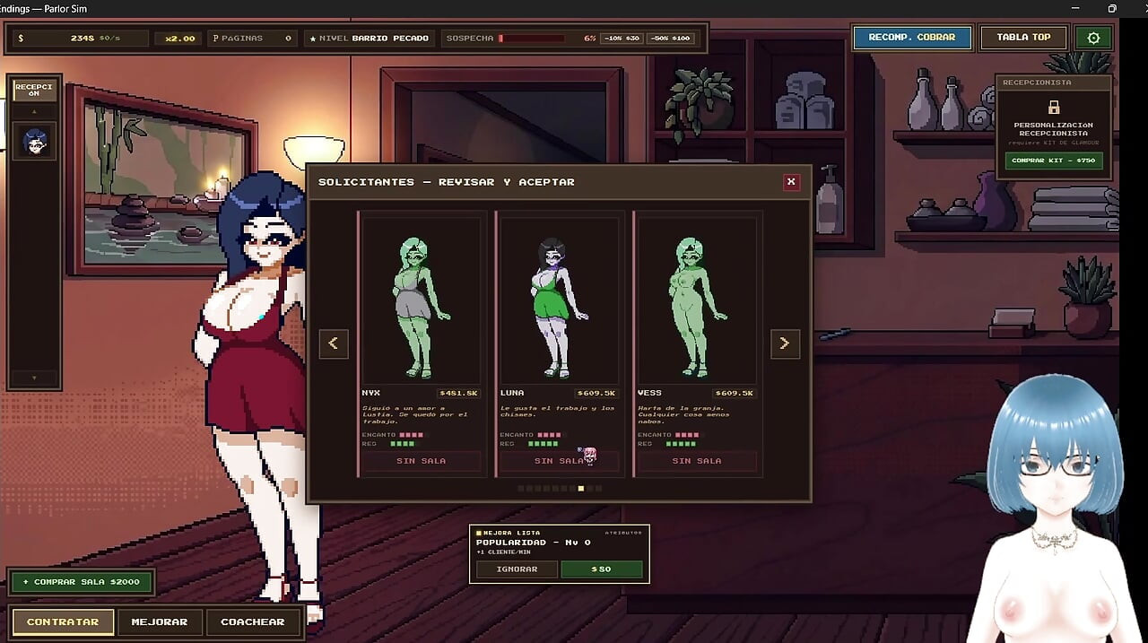 Happy Endings Demo Vtuber Gameplay 1