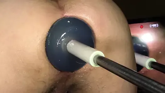 Pluged deep in ass