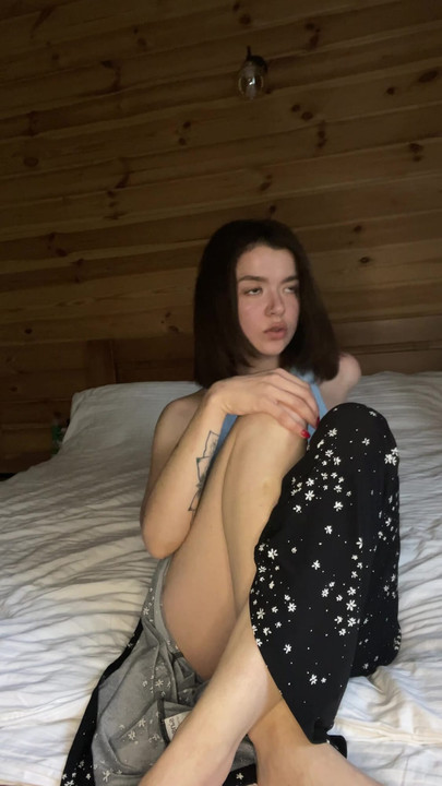 Touching my hips slowly, dreaming of your hands all over me