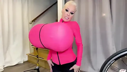 Here Is a Tbt of My First Breast Expansion Content "inflating My Tits Instead of My Tire!"