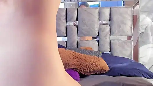 Great stepbrother, he fucks me and chokes me with his hard cock!