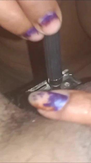 Key moment from "Indian Homemade Village Wife cleaning the hair of her husband's penis, being completely naked at the time,"