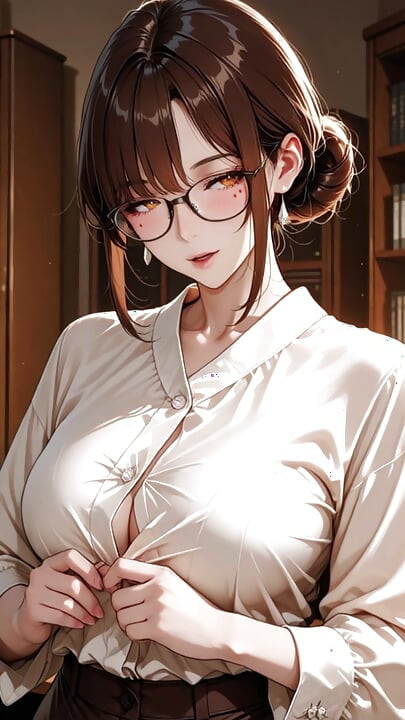 Sexy Coordinator Is Very Slutty With Sexuality Talk And Ends Up On Her Virgin Student's Cock - AI Generated Content