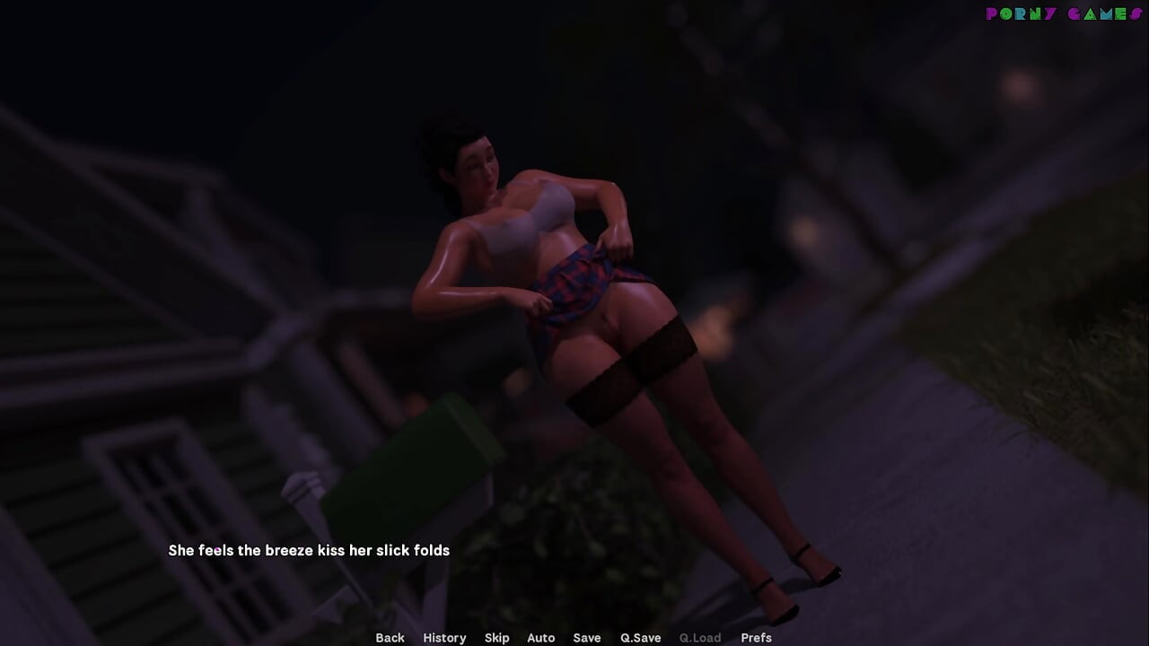 Wihte Foamの『Exibitionist Wife』 - 夜の散歩、裸の街3