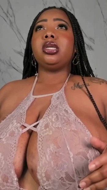 um I'm touching my tits while thinking about your huge cock