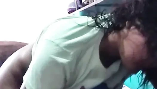 Collection of blowjobs from a big-bootied Desi brunette