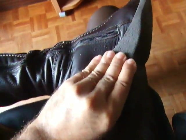 Trying to harden my cock.