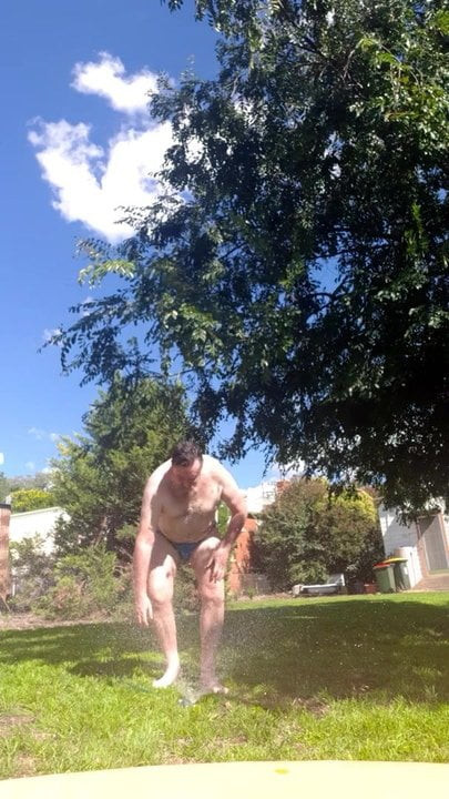 Andy outdoors
