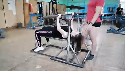 I paid back in kind for training in the gym