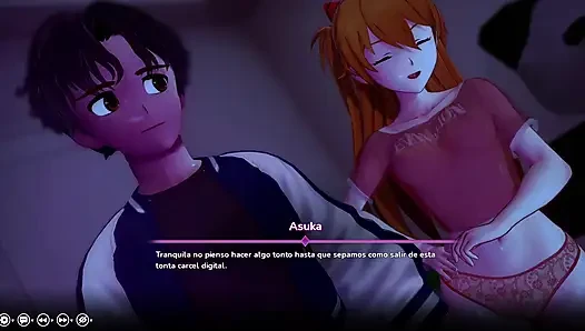 Hentai fantezim - Asuka Evangelion'un sıkı götünü sikiyorum