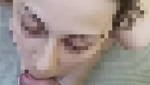 public blowjob and outdoor fucking cum on tits