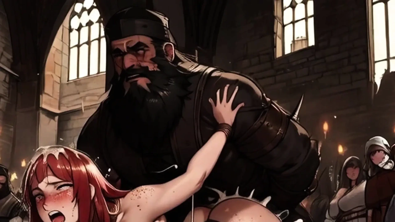 Chiến binh Hồi giáo đụ thô bạo người đẹp châu Âu thời trung cổ trên đường phố trong những chiếc áo toons cay: khi những kẻ rên rỉ chinh phục châu Âu 2