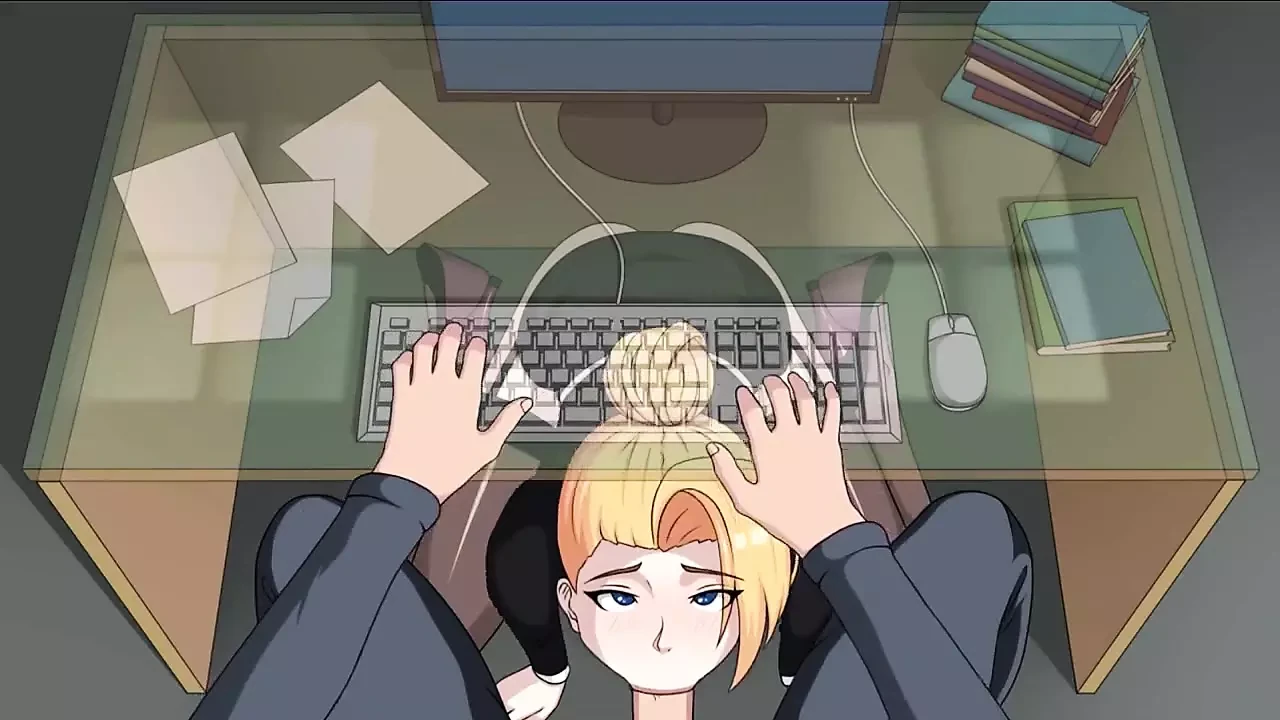 Entrenador kunoichi - entrenadora ninja naruto - parte 110 - secretaria mamada debajo de la mesa por Loveskysanx