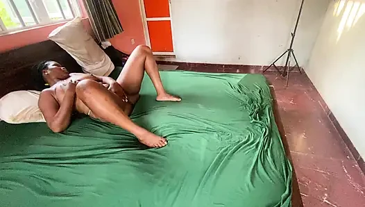 Getting Set to Drill Her Pussy Nice and Slow