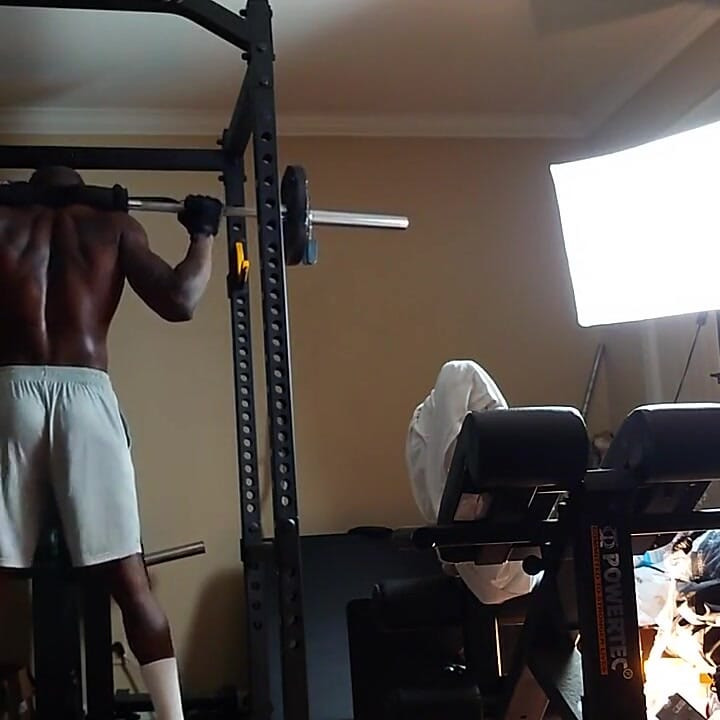 Treino de push day - Jeremiah McPherson aka Aleluia Johnson trabalhando hoje à noite