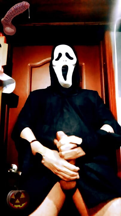 SCREAM A LOVE STORY A dominant guy with a Ghostface mask and a huge cock breaks into your home on Halloween night to ejaculate