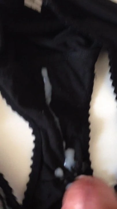 I cum on clean panties of my GF - one