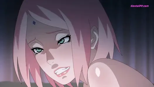 Пизду Sakura жестко трахнули и наполнили сливками глубоко внутри