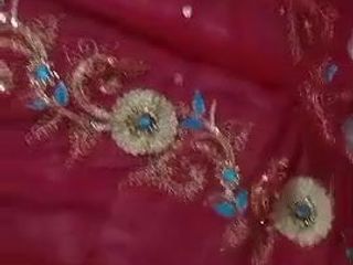 Ma belle-mère, sari rouge sexy
