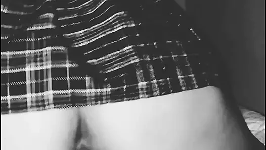 Schoolgirl 18 years old homemade intimate video of beautiful schoolgirl in skirt