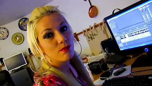 Big boobs blonde tattooed girl ass fucking ass fingering