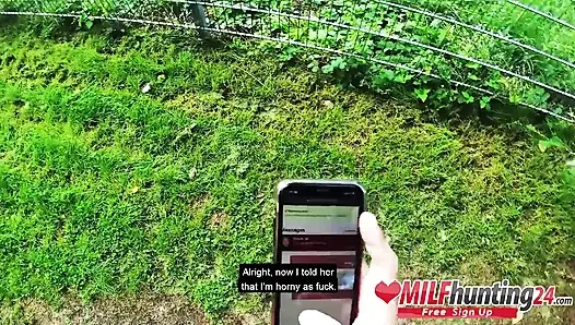 Hot outdoor fuck with Harleen van Hynten!  MILFhunting24