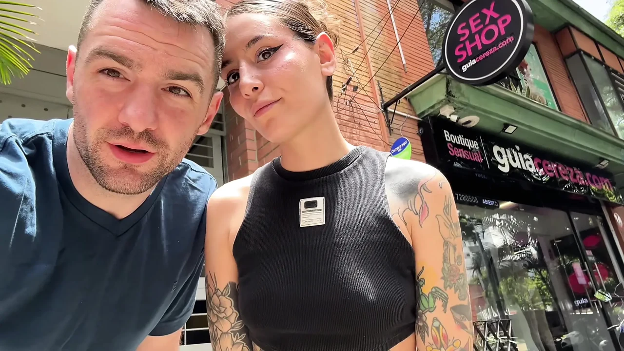 Small Perky Tits Tattooed Argentinian Slut Fucked Hard After a Trip to The Sex Shop