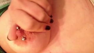 Pierced nipple