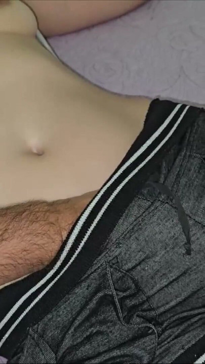 Stepsister allowed me to touch her cameltoe while parents went from home | Clip 1
